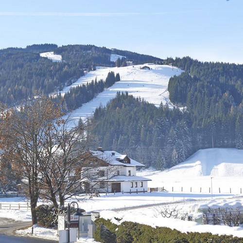 Blick auf snow space Flachau