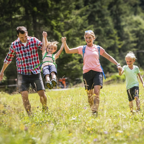 Familienwanderung in Flachau